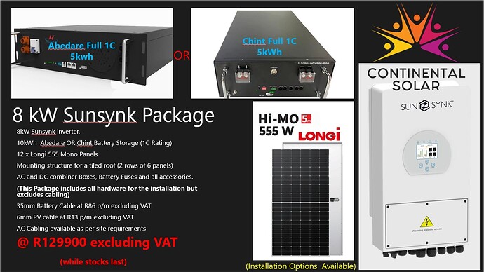 8Kw Sunsynk
