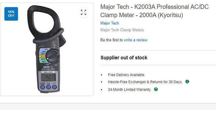 Major Tech K2003A