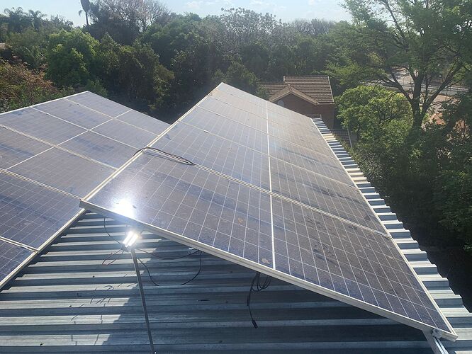 Solar panels relocated 2