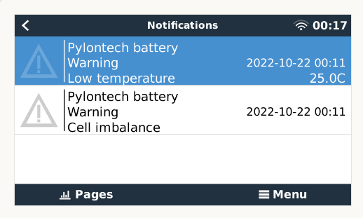 20221022 Warnings